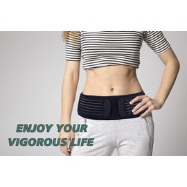 Thx4COPPER Lumbar Belt, Sciatica Bandage Can Relieve Back Pain, Reduces Hip Joint Muscle Fatigue, Suitable for Back Problems Men and Women - L