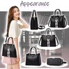 LASTOS Women's Handbag, Cross-body Shoulder Bag, Work Bag, 2-Way, Black