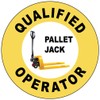 Qualified Pallet Jack Operator 2 Hard Hat Labels Helmet Vinyl