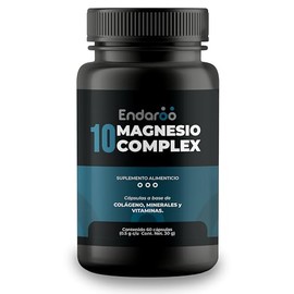 Magnesio 10 Complex | Complejo de 10 Formas de Magnesio | Apoyo para Relajación, Función Muscular y Sistema Nervioso | Bienestar Integral | Sin Aditiv