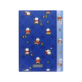 Sun-Star Stationery S2174901 Ducky Pixel, Sanrio Characters, Goods, Clear File, A4 Size, 5 Pockets
