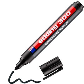 Edding 300 - a reliable partner for your business - permanent markers (Black, Multi, Bullet, Multi, Blister)