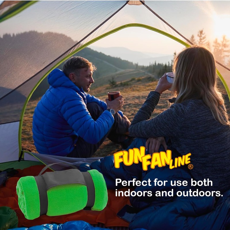 FUN FAN LINE - Mountain Polar Fleece - Soft Blanket