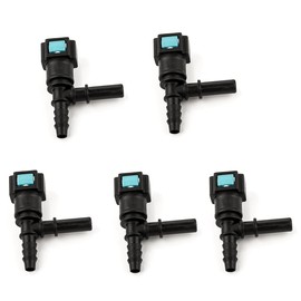 LST 5x Schnellverschluss Kraftstoffleitung Schlauchkupplung T-Stück 7,89x6mm