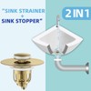 MUAIOLAUS Universal Bathroom Sink Stopper, Pop Up Sink Stopper with