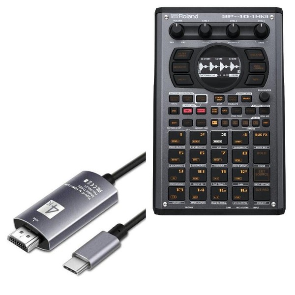 BoxWave Cable Compatible with Roland SP-404 MKII - SmartDisplay Cable