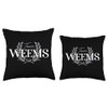 Team Weems Proud Family Member Throw Pillow