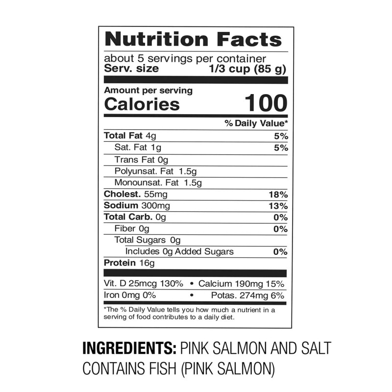 Rubinstein's Fancy Wild Alaska Pink Salmon 14.75 oz., 4 pk.