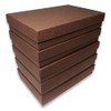 N'icePackaging 50 Qty - Dark Chocolate-Brown Cotton Filled Gift Boxes