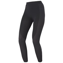 SHIMA BASECOOLER 2.0 - Pantaloni da Donna Termoattivi con Fibre COOLMAX. Intimo Funzionale, Rinfrescante, Traspirante con Pannelli Mesh. (Nero, XS/S)