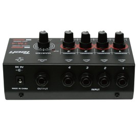 TECH 4ch TM-4 Micro-mixer with 1 x 4 ft cable