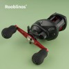 ROOBLINOS AC-2000 Left-Hand Baitcasting Reel Graphite Body 7.2:1 Gear Ratio