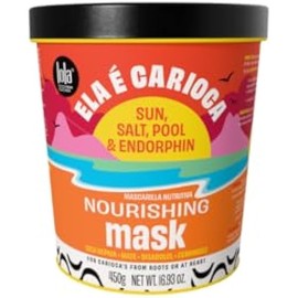 Lola From Rio - Ela E Carioca - Deeply Nourishing Hair Mask For All Types Of Damaged Hair, Restores Softness, Shine, Protection from UV Rays, Hard Waters, and Post Exercise Sweat 15.87 Fl Oz