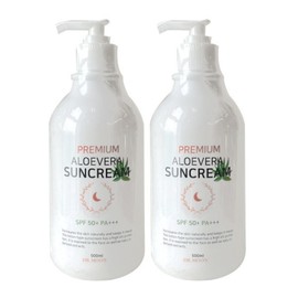 Dr. Moon Aloe Vera Sun Cream 500ml (SPF50+) x 2 / Circle / 닥터문 알로에베라 선크림 500ml(SPF50+) x 2개  써클