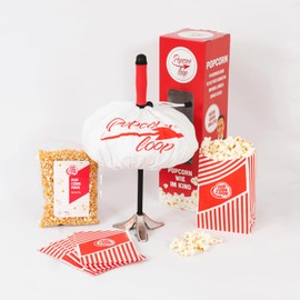 Popcornloop Starter Set Original Popcorn Machine for Popcorn Home Cinema Retro Home Cinema Popcorn Maker Popcorn Maker Popcorn Maker