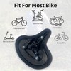 EIRONA Oversized Bike Seat - Comfortable Universal Bicycle Saddle -