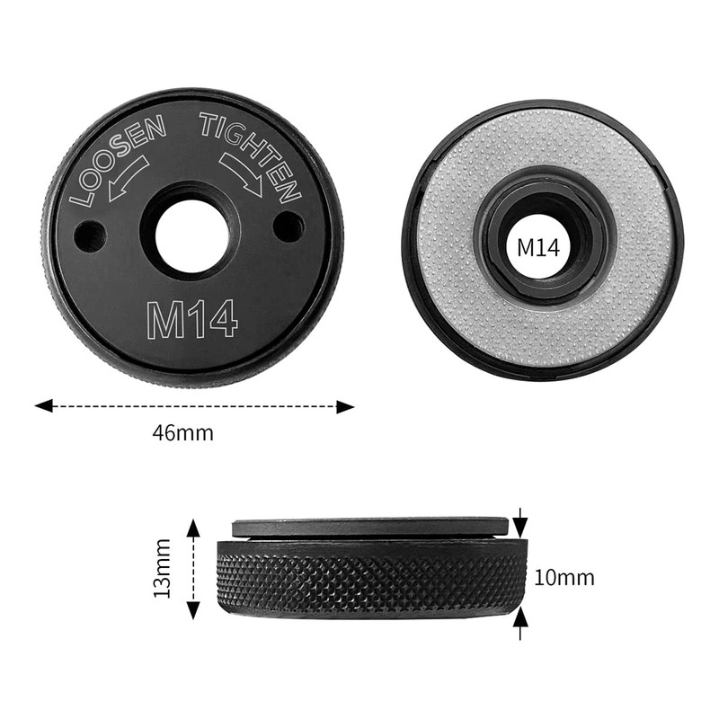 Meccion SDS Clic M14 Quick Clamping Nut, Fast Tighten and