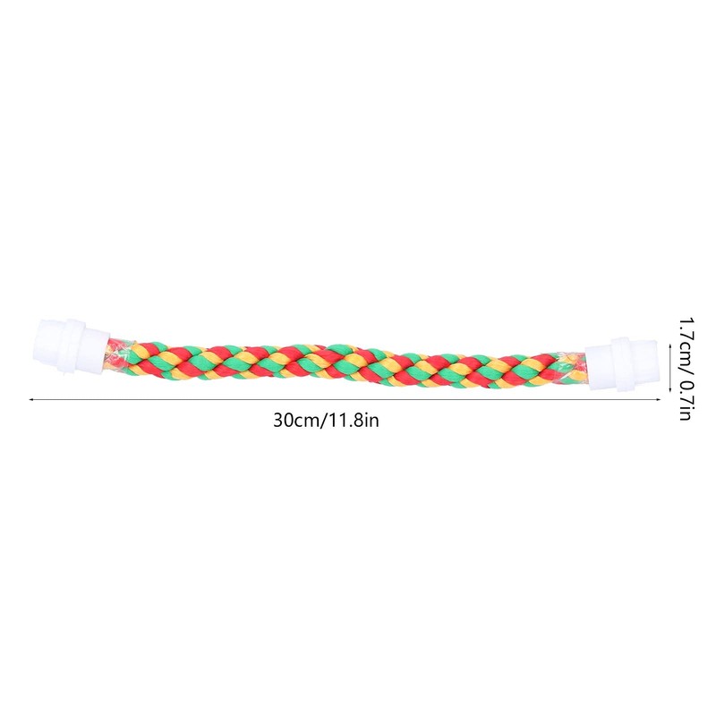 Bird Toys, Colorful U Shape Cotton Rope Bird Resting Perches