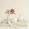 Daittin 3-Piece Mini Ceramic Bud Vases Set - Small White
