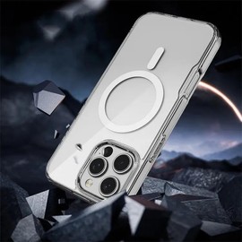 Premium Anti Yellowing Magnetic Clear Charging Case for 16 Series – Ultra-Slim, Durable, and Crystal Clear Protection (16 Pro Max Model)