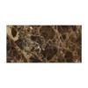 Emperador Dark Spanish Marble 6 X 12 Subway Field Tile,