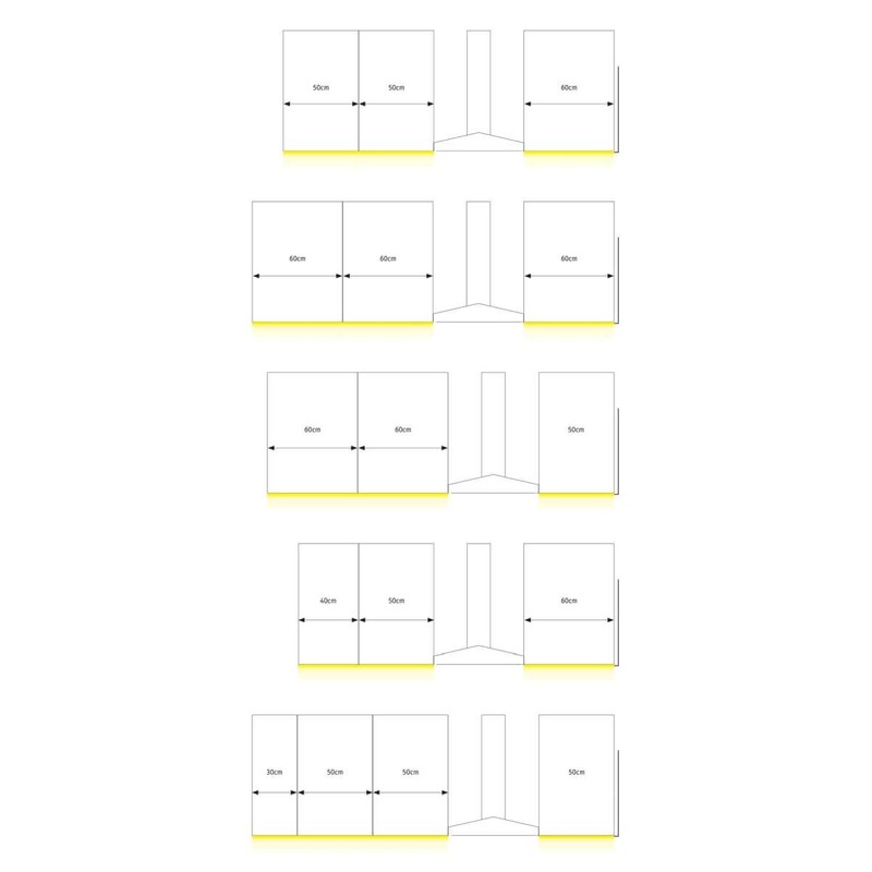 Paulmann 79838 LED Stripe MaxLED 500 Comfort Set Kitchen Touch