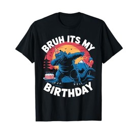 Kaiju Birthday Party Japan Monster Bday Dinosuar Decorations T-Shirt