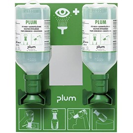 EYE-RINSE STATION WITH 2 BOTTLES