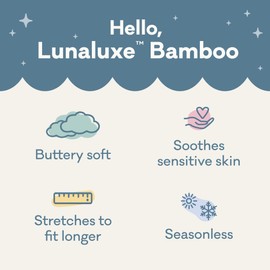 Little Sleepies Cloud Blanket - Viscose Derived from Bamboo Blanket, Soft, Comfy, and Breathable Cooling Summer Blanket for Hot Sleepers, Lightweight Blankets, 50" x 50", Green Farm Animals, Large