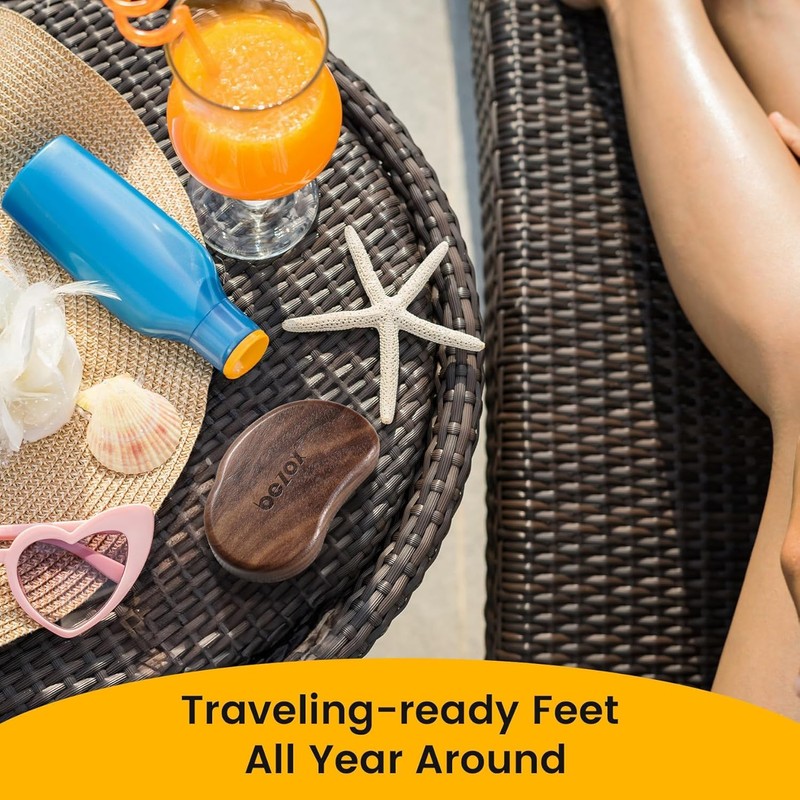 BEZOX Nano Glass Foot File Exfoliating Remover with Cover -