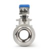 U.S. Solid 1/2" DN15 Ball Valve - 304 Stainless Steel