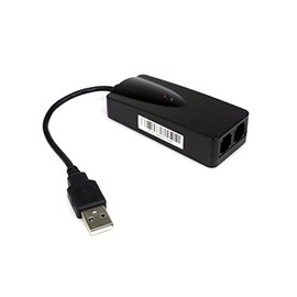 KALEA-INFORMATIQUE Fax Adaptor Modem 56K to USB Port with Two RJ11 Sockets Conexant Chipset