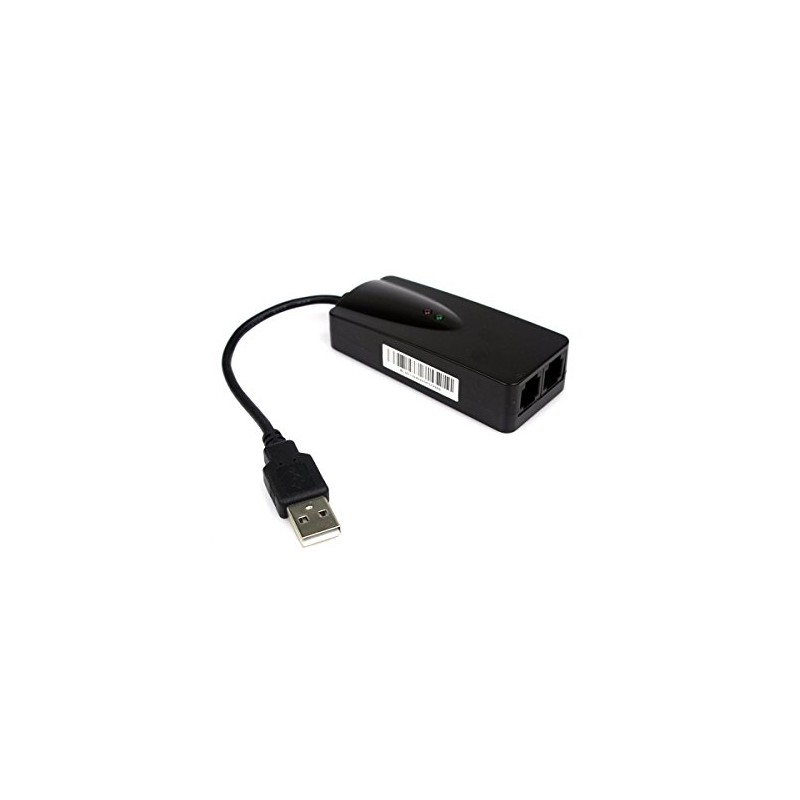 KALEA-INFORMATIQUE Fax Adaptor Modem 56K to USB Port with Two