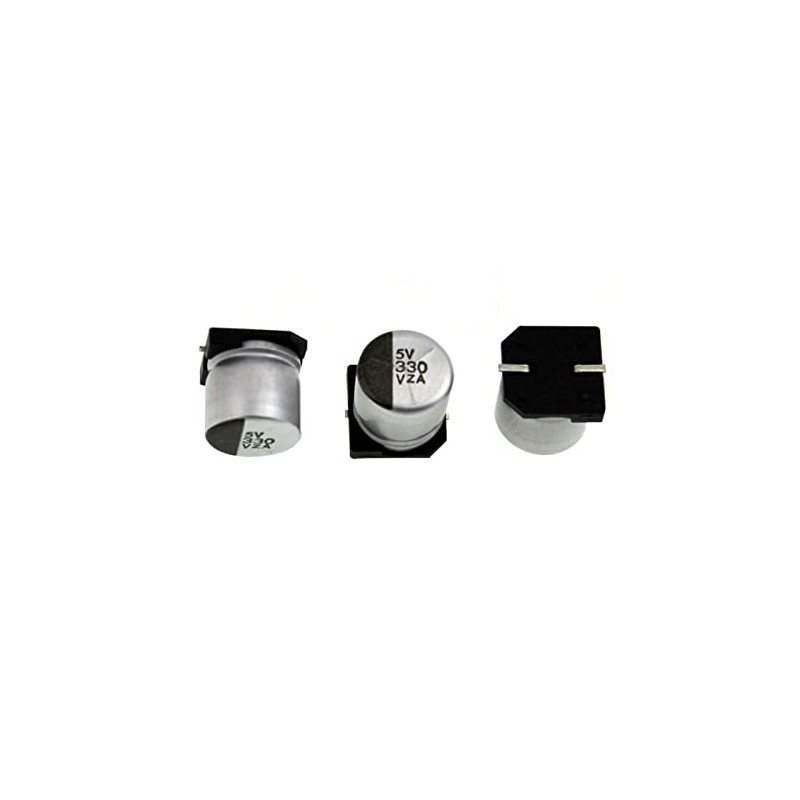 Elko Capacitor 10x Radial 330µF 35V SMD Electrolytic Capacitor up