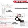BILITOOLS 7/16-14 inch Thread Repair Kit, HSS Drill Helicoil Repair