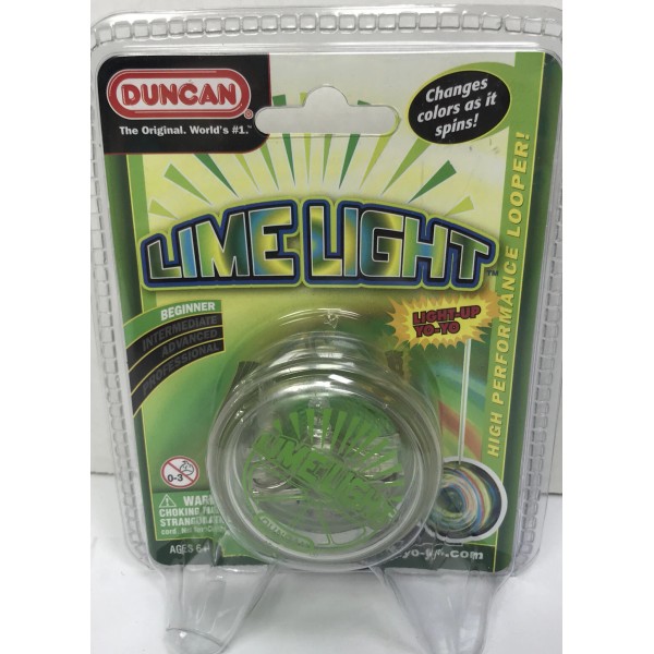 Duncan Yo-Yo Duncan Light Up LIMELIGHT Beginner Color Changing High