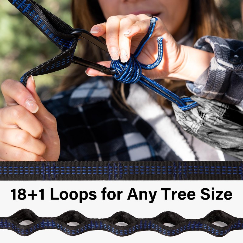 Kootek Camping Hammock 500 lbs Capacity, Portable Hammocks with Tree