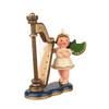 Hubrig Volkskunst Engel mit Harfe - 6,5cm / Weihnachtsengel -