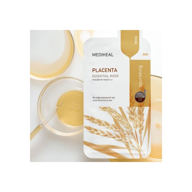 Mediheal Placenta Essential Mask 20 Sheets / 메디힐 플라센타 에센셜