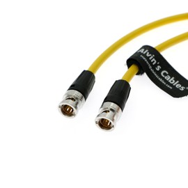 Alvin's Cables 12G BNC-Coaxial-Cable HD SDI BNC Male to Male Original Cable for 4K Video Camera 1M|39.4inches Yellow