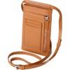 amidiio Men's Smartphone Pouch, Genuine Leather, Shoulder Bag, Coin Purse,