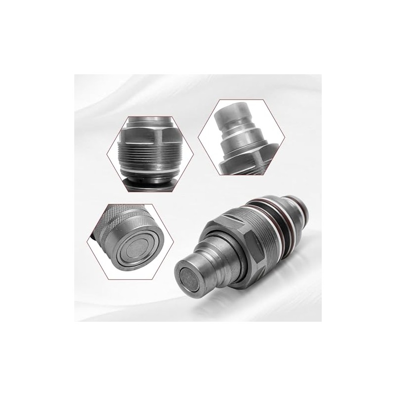 6679837 6680018 Hydraulic Flat Face Quick Coupler Male & Female