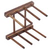 Entatial Dish Drainer Crockery Drainer Foldable Composite Wood Dish Drainer