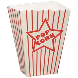 Beistle Paper Popcorn Boxes