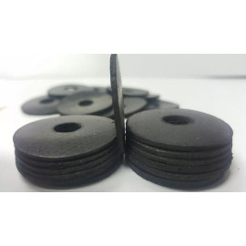 ALL ABOUT RUBBER NEOPRENE RUBBER WASHER 3/32 THK X 1"OD X 3/8 " ID 25 PC PACK FREE SHIPPING