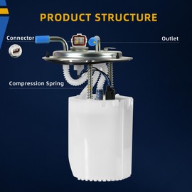 DWVO Fuel Pump Compatible with Kia Spectra 2000-2004, Sephia 2001, I4 1.8L, Gas