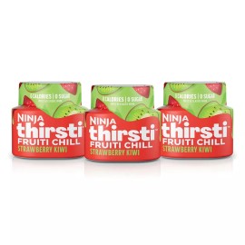 Ninja Thirsti Strawberry Kiwi Flavored Water Drops 0 Calories 0 Sugar 3 Pack