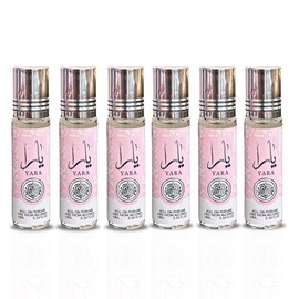 YARA Roll On Perfume Oil CPO  10ML (0.34 OZ) By Ard Al Zaafaran | Captivating Aroma for the Modern Women. (PACK OF 6)