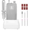 Professional Nail Drill Machine, 2-in-1 AZ GOGO 35000RPM Rechargeable Portable