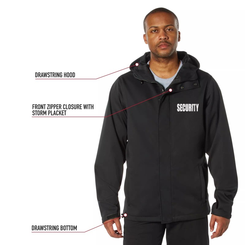 Rothco Shadow Ops Waterproof Security Rain Jacket 40260 - 2XL